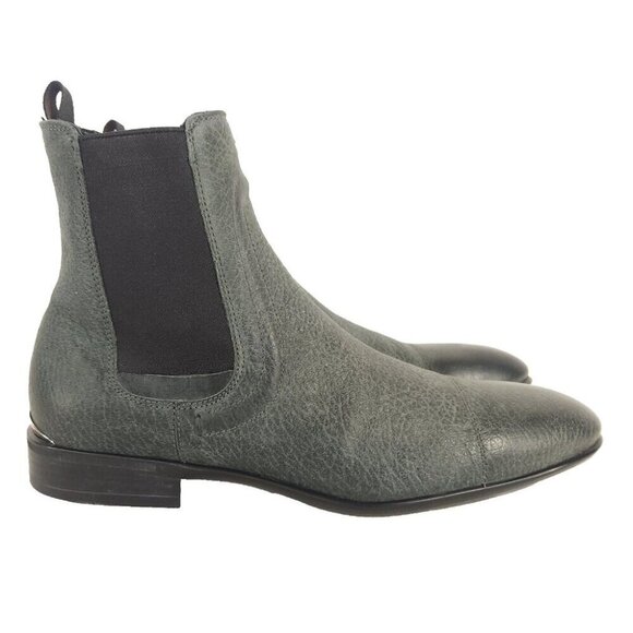 John Richmond Leather Chelsea Boots Size 39 US 9 Womens Blue $595 - Picture 3 of 10